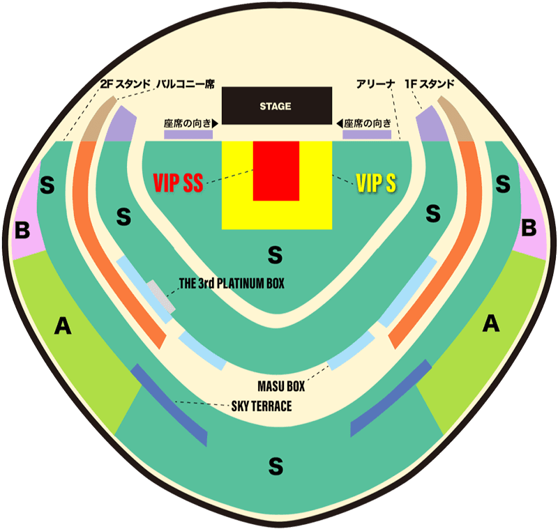 東京ドーム 座席図面